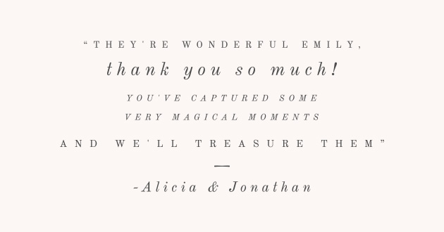 North East Wedding Photographer Lovely Words