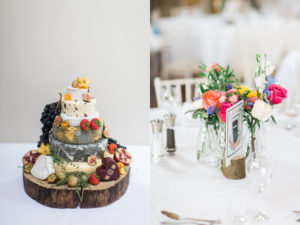 Wedding cheese cake doxford barns Northumberland